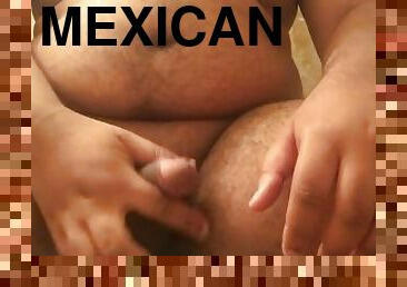 tiro-ao-alvo, pénis-grande, adolescente, gay, bochechuda, excitante, mexicano, fetiche, sozinho, urso