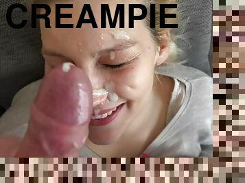 far, behåret, kæmpestor, fisse-pussy, pikslikkeri, udløsning, milf, hardcore, kompilering, creampie