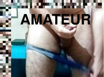 masturbation, amateur, gay, brésil, secousses, ejaculation, solo, bisexuels, blanc, bite