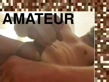 amateur, ejaculation-sur-le-corps, gay, branlette, culotte, ejaculation, fétiche, solo, dure