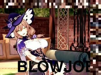 LISA BLOWJOB AND COWGIRL GENSHIN IMPACT (3D HENTAI)