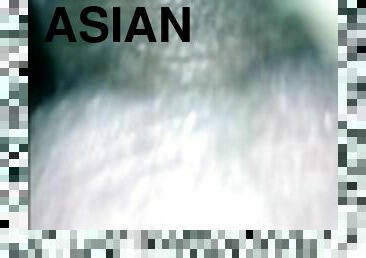 asiatisk, pussy, amatør, stor-pikk, hardcore, creampie, fetisj, baller, våt, pikk