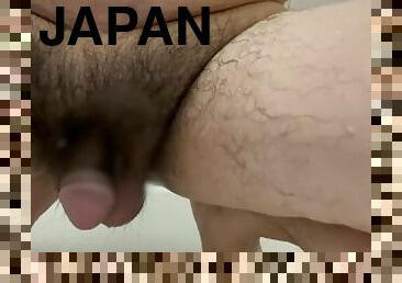 asiatique, pisser, amateur, gay, japonais, joufflue, fétiche, solo, gros-plan, ours