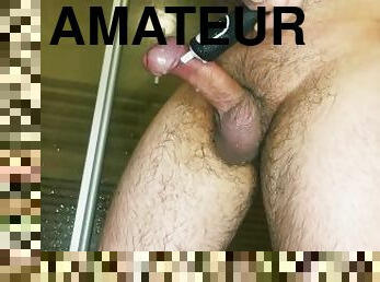 baignade, masturbation, amateur, ejaculation-sur-le-corps, énorme-bite, gay, ejaculation, mignonne, douche, solo