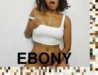 Dirty Talking With Hot Ebony Girl