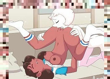 Steven Universe: Pearl and Connie Adult Parody Animated xxx