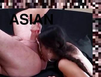 asiatique, énorme, vieux, amateur, ejaculation-sur-le-corps, milf, fellation-profonde, sur-le-visage, horny, plus-agée