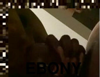 Ebony sucking dick from scratch in hotel