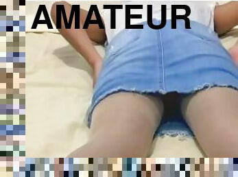 gros-nichons, masturbation, vieux, amateur, ejaculation-sur-le-corps, énorme-bite, latina, branlette, première-fois, ejaculation