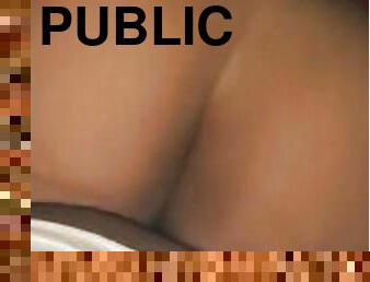 cul, public, amateur, babes, énorme-bite, bite, dure