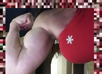 gros-nichons, amateur, milf, seins, fétiche, musclé, maîtresse, salle-de-gym, noël, brunette