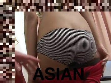 asien, transsexueller, anal-sex, blasen, immens-glied, schwer, japanier, thai, glied