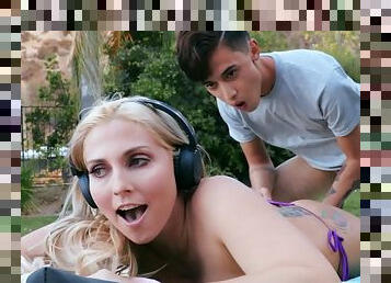 Christie Stevens, Juan El Caballo Loco And Young Boy - Blonde Minx Pleasuring Ou