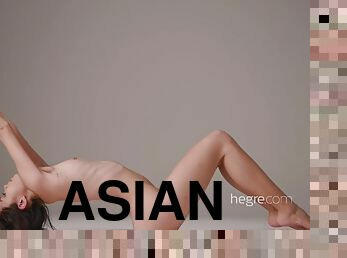 asiatique, maigre, ados, thaï, solo, brunette, érotique