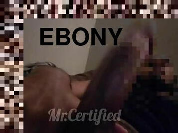 masturbation, amateur, ébène, énorme-bite, solo, bite