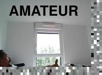 masturbation, amateur, ejaculation-sur-le-corps, branlette, française, solo