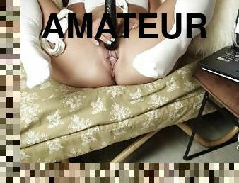 masturbação, orgasmo, cona-pussy, aluna, amador, lésbicas, casal, sozinho, molhado