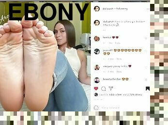 dollzarch Caramel Ebony Feet Goddess Foot Fetish Model Review