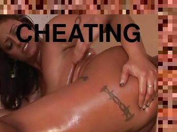 Big Tit Cheating Wife Fucks Massage Therapist