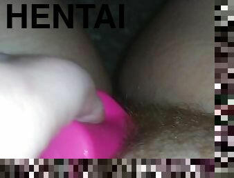 masturbation, amateur, jouet, hentai, solo