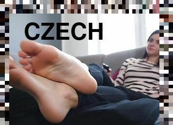 esclave, pieds, fétiche, tchèque