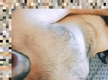 peluda, masturbación, orgasmo, squirting, maduro, chorro-de-corrida, gay, casero, paja, pajeándose