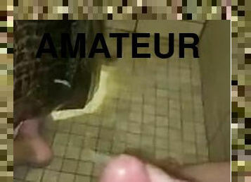 baignade, amateur, ejaculation-sur-le-corps, ados, compilation, douche, solo, bite