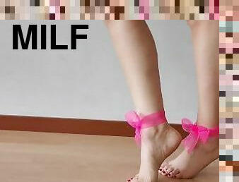 Sexy beautiful girl Feet fetish part 11