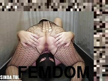 Femdom piss drinking and pussy eating