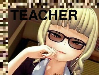 učiteľ, zlatíčka, fajka, striekanie-semena, anime, hentaj