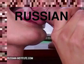 Naughty affairs at the russian institute