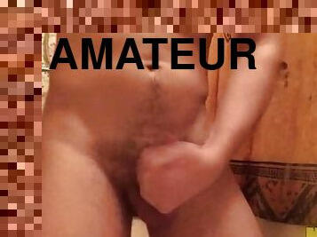 baignade, masturbation, amateur, énorme-bite, branlette, douche, solo, bite