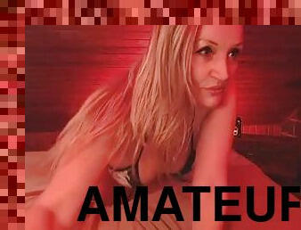 amateur, fellation, ejaculation-sur-le-corps, point-de-vue, horny, blonde, webcam, réalité