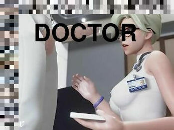 Doctor Mercy Dick Exam, blowjob deepthroath 3D