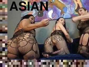 asiatique, énorme, masturbation, milf, japonais, pieds, secousses, bas, ejaculation, petite