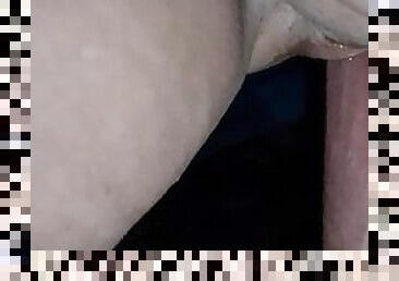 Broken Chair Leg #14- Masterbating on my period up close w/ a big pee stream