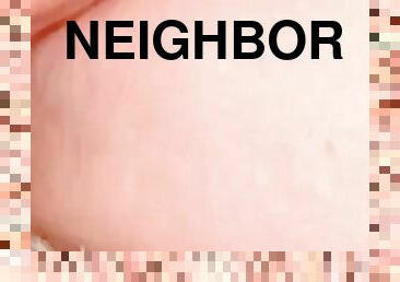 Neighbor Milf Sucking Her Neighbors Big white Cock