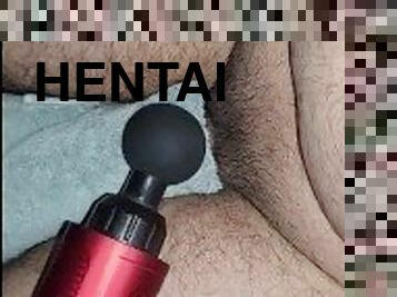 papa, alt, dilettant, immens-glied, zwischen-den-rennen, homosexuell, creampie, toon, hentai, alte