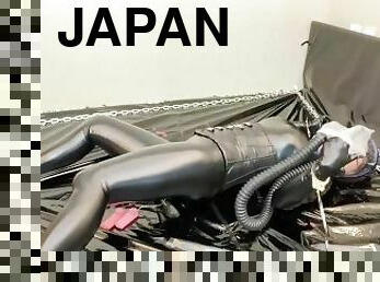 asiatisk, onani, orgasme, amatør, legetøj, japans, bdsm, fetish, latex, solo