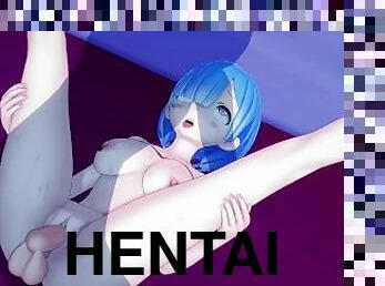 Re:Zero Hentai: Rem gets a creampie for Valentine's Day