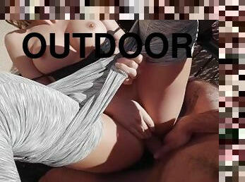 Round Ass Fit Babe Fucked Outdoors After Workout - AMATEUR LEOLULU