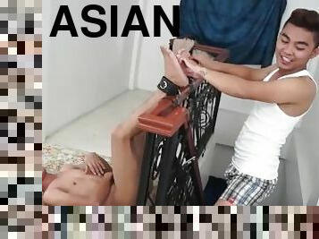 asiatisk, amatør, cumshot, homofil, bdsm, føtter, bound, fetisj, bondage, twink