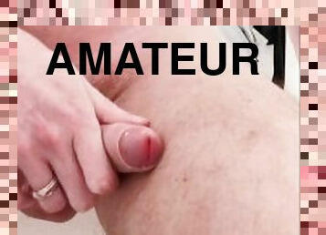 énorme, masturbation, amateur, ejaculation-sur-le-corps, énorme-bite, ados, branlette, secousses, ejaculation, sperme