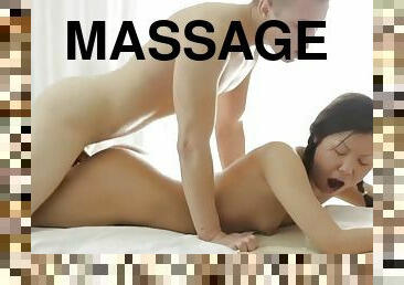 Massage and deep dicking for fine asian russian teen miranda