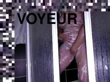 Voyeur on me in shower ???? I like it ????