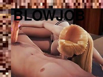 gros-nichons, masturbation, amateur, fellation, ejaculation-sur-le-corps, ados, blonde, anime, hentai, 3d