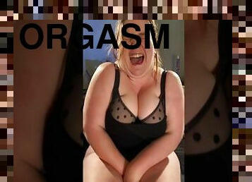 gros-nichons, masturbation, orgasme, amateur, milf, belle-femme-ronde, joufflue, lingerie, seins, bout-a-bout