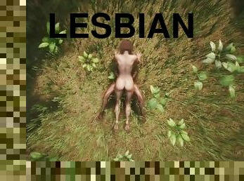 lesbian-lesbian, jenis-pornografi-animasi, erotis, liar