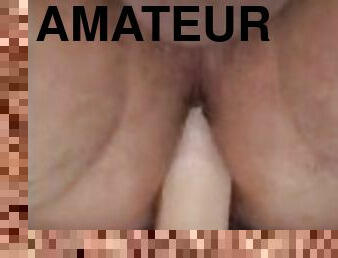 masturbation, amatör, anal, leksak, ritt, dildo, fetisch, ensam