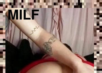 ekstremno, muca, analno, milf, mami, fingering, dvojno, perilo, tesno, penetracija